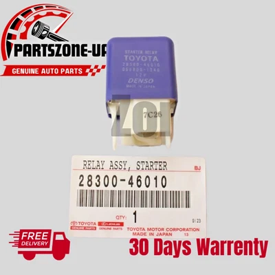 28300-46010 Relé de arranque genuino Toyota Land Cruiser Lexus LX470 FABRICANTE DE EQUIPOS ORIGINALES Foto 1 de 2
