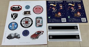 Louis Vuitton The Book #5 Holiday Issue sticker sheet World traveler Novelty Set - Picture 1 of 4