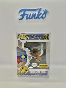 Funko Pop Disney Rafiki With Simba 301 Diamond Hot Topic 🇺🇸 - Picture 1 of 8