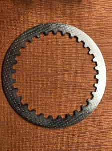 KAWASAKI KZ1000 KZ1100 ZL600 ZRX1100 ZX9R STEEL CLUTCH PLATE OEM NOS 13089-1004 - Foto 1 di 1