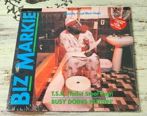 EX Biz Markie – T.S.R. (Toilet Stool Rap) (1991) Cold Chillin' – 0-40264, 12" - Picture 1 of 3