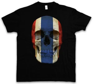 KLASSISCHES THAILAND SKULL FLAG T-SHIRT - Biker MC Banner Shirt Größen S - 5XL - Bild 1 von 1