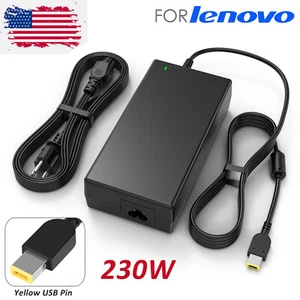 For Lenovo 230W 20V AC Adapter Charger P50 P51 P52 P53 P70 P71 P72 P73 Legion US - Picture 1 of 11