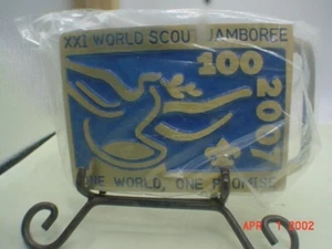 Sealed 07 Boy Scouts World Jamboree Wsj Max Silber BSA 1/150 NOS Belt Buckle - Picture 1 of 2