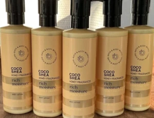 5 (FIVE) COCO SHEA & HONEY 7.8oz Rich Moisture LOTION Bath and Body Works - Picture 1 of 2