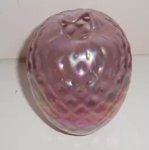 Pink Iridescent Hand Signed Levay Vase - Picture 1 of 1
