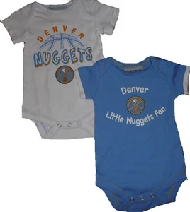 NEW Denver Nuggets 2pc Creeper Fan Infant Baby - Picture 1 of 1
