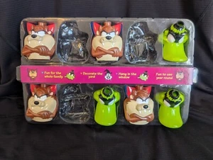 Vtg Halloween Looney Tunes Seven (7) Electric Party Light Covers Taz Daffy Duck - Picture 1 of 5