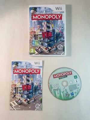 MONOPOLY VIA STREETS NINTENDO WII WII U WIIU VERSIONE ITALIANA COMPLETA - Photo 1/2