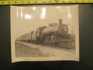 Railroad Train Photograph 1943 Wabash Detroit Special Locomotive 693 type 4-6-2 - Picture 1 of 3