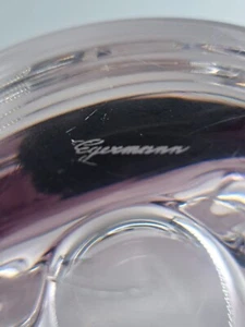 Vaso in vetro viola firmato Friedrich Egermann ceco boemo - Foto 1 di 12