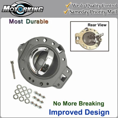 Manija de puerta interior delantera o trasera izquierda para Jeep Commander 06-10 gris y cromo Foto 1 de 4