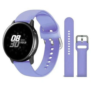 For Garmin Vivoactive 3 Strap Replacement Watchband Silicone 20mm Buckle Plain - Picture 1 of 17