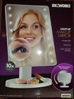 New in Box IDEAWORKS Light-Up Makeup Mirror w/ 16 LED Lights