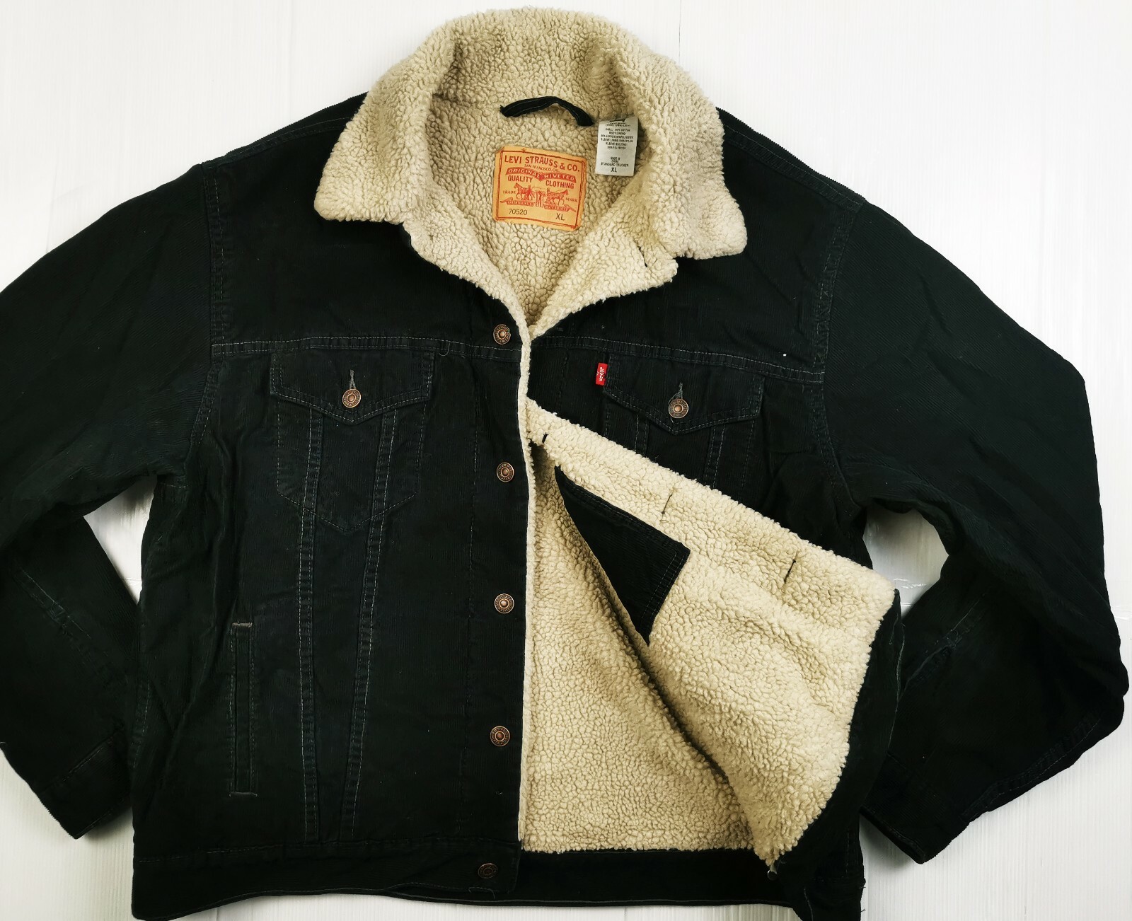 70520 TRUCKER SHERPA Fleece BLACK 