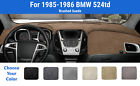 Dashboard Dash Mat Cover for 1985-1986 BMW 524td (Brushed Suede)
