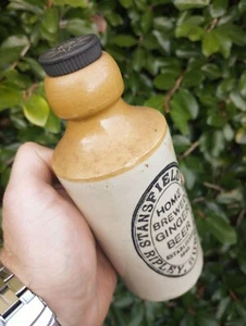 Stanfield Bros ginger beer bottle with original stopper. Ripley Surrey est 1840 - Picture 1 of 11