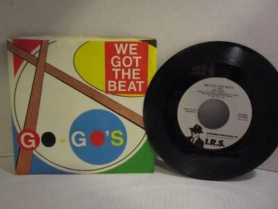 45RPM Go-Go's We Got the Beat /Can't Stop the World 1982 Pop NM IRS Photo Sleeve Foto 1 de 4
