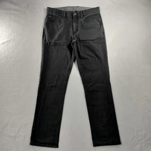 Weatherproof Adventure Straight Leg Black Khaki Pants Mens Size Actual 32x31 - Picture 1 of 6