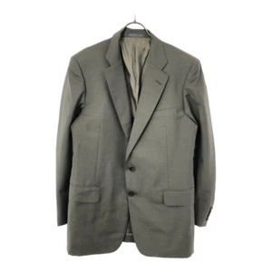 Burberrys 90s Lana Sastre Chaqueta 94-82-175A6 Caqui Antiguo Hombre - Imagen 1 de 8