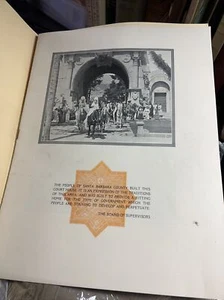 Board of Supervisors / The Santa Barbara County Court House 1931 1st Edition - Picture 1 of 12