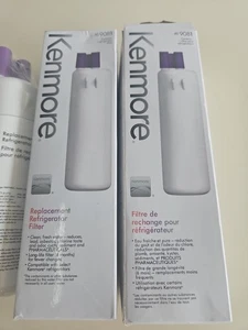 3 Pack Kenmore 469081 Refrigerator Water Filter White Filters - Picture 1 of 17