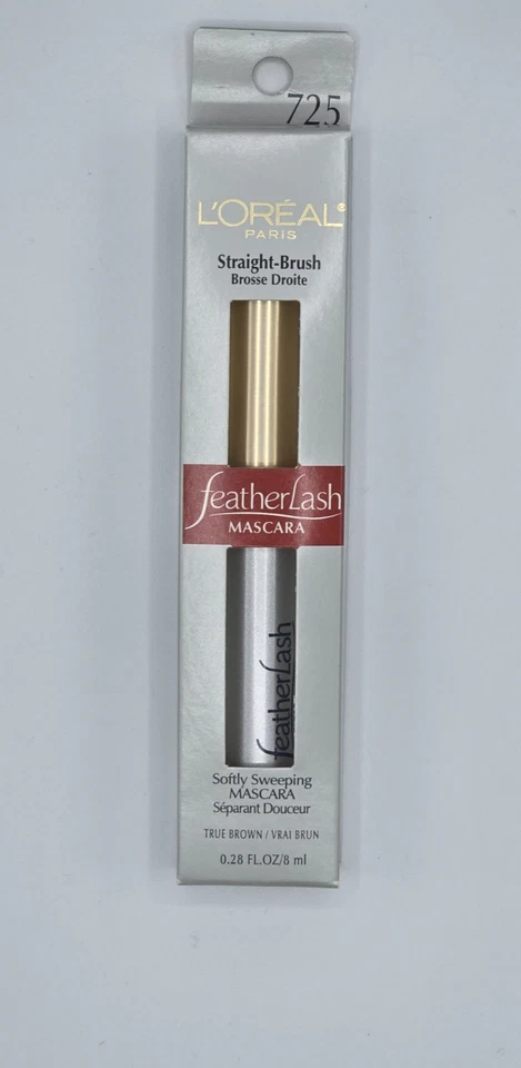 L'oreal Straight-Brush FeatherLash  Soft Sweeping Mascara - 725 True Brown - Image 1 of 1