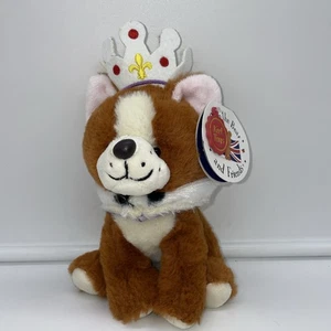 Keel Toys Pipp And Friends Sophie The Corgi Queen London Cape Crown Plush W/tags - Picture 1 of 7