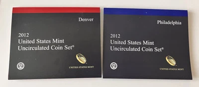 2012 Low Mintage US Mint Uncirculated Coin Set 28 Coins Denver & Philadelphia - Image 1 of 3