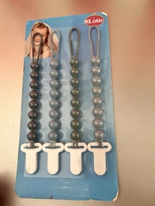 SLOTIC Soft Silicone Pacifier Clip Paci Holder Baby Teething Pacifier NWT - Picture 1 of 2