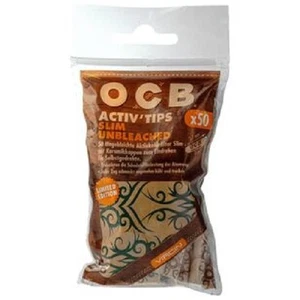 OCB Activ Tips Slim Unbleached Edition 7mm 50er - Bild 1 von 1