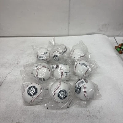 MLB Seattle Mariners Equipo Logo Béisbol Oficial Blanco Lote De 9 Bolsas Selladas Foto 1 de 4