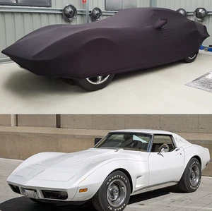 Cubierta de auto elástica satinada interior a prueba de polvo arañazos para Chevy Corvette C3 1968-1982 - Imagen 1 de 11
