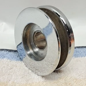 GM or Ford alternator pulley, chrome plated, used, 2 5/8" diameter, 1/4" offset - Picture 1 of 7