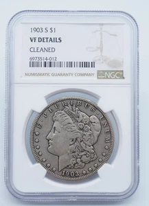 1903-S Morgan Silver Dollar $1 NGC VF Details - U337 - Picture 1 of 4