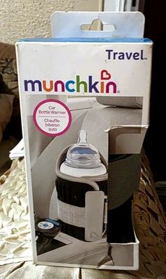 Munchkin Portable Baby Car Bottle Warmer Gray New - Image 1 of 4