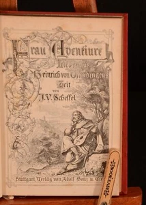 1878-82 5vol Works of Joseph Victor von Scheffel Illustrated German - Picture 1 of 12