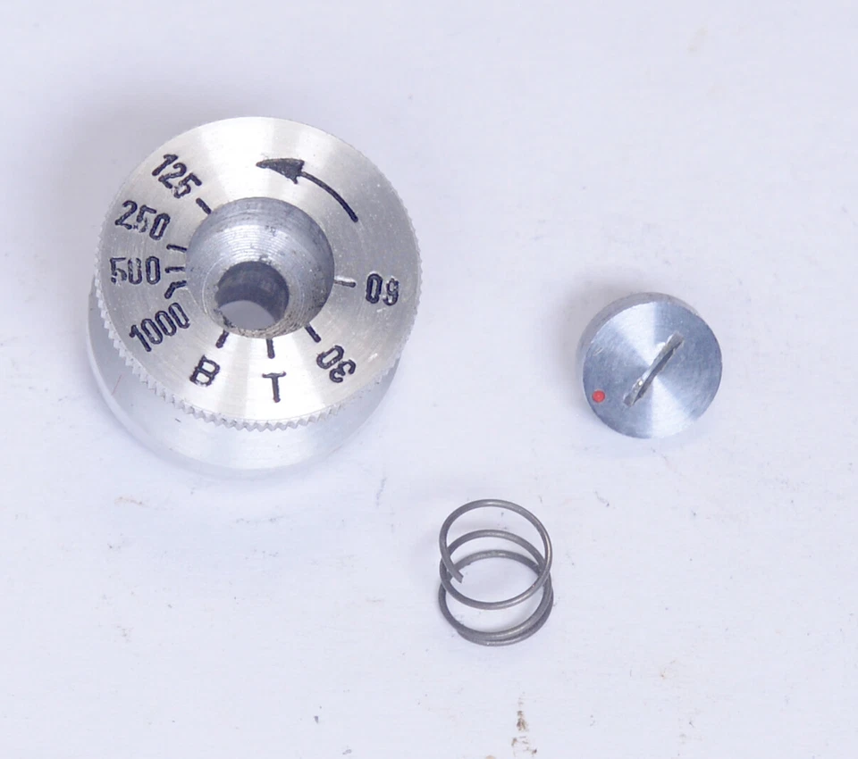 Perilla de velocidad de obturación pequeña EXAKTA Varex IIb tipo película piezas de cámara SLR de colección Foto 1 de 1