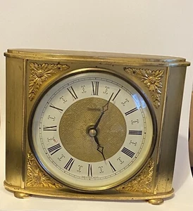 TEMPORA BRASS CLOCK - Picture 1 of 3