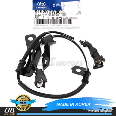 GENUINE ABS Speed Sensor REAR LEFT for 13-19 Hyundai Santa Fe Sorento 919202W000 Foto 1 de 4
