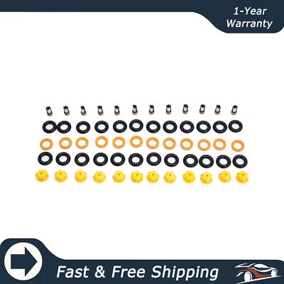 V12 Fuel Injector Repair Seal Kit For BMW 750IL 850CI 850I 850CSI FJ291 - Image 1 of 4