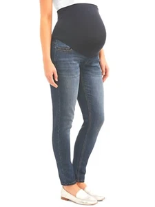Jean ajustado Maternity Time and Tru con panel completo y 5 bolsillos, talla: S (4-6) - Imagen 1 de 2