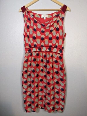 Vestido para mujer Moulinette Soeurs Anthropologie talla 6 capucha frontal sin mangas seda 50 Foto 1 de 4