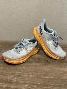 Hoka One One Clifton 8 Damengröße 9 Laufschuhe hellblau orange - Bild 1 von 7