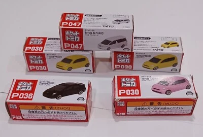 Lote de 5 coches de promoción Toyota Tomy Tomica escala 1/90 en caja con carteles  Foto 1 de 4