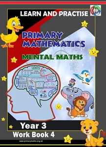 YEAR 3 WORK BOOK 1,2,3&4, LEARN AND PRACTISE,  KEY STAGE 2, MENTAL MATHS - Picture 1 of 4