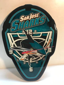 Vintage San Jose Sharks Wall Clock NHL USA Made AA - Picture 1 of 6