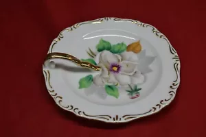 Piatto limone 6 pollici Rossetti FIORE fine Cina Giappone occupato dipinto a mano - Foto 1 di 8