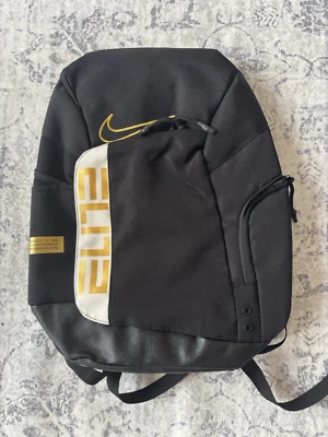 Mochila de baloncesto Nike Elite Pro 32L - negra/dorada Foto 1 de 4