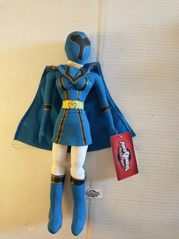 Vntg Mighty Morphin Power Rangers Mystic Force Blue Madison, 12", New w/Tags Cover